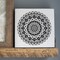 Shanti Mandala Embossing 12 x 12 Stencil | FS029 by Designer Stencils | Mandala & Medallion Stencils | Reusable Stencil for Painting on Wood, Wall, Tile, Canvas, Paper, Fabric, Furniture, Floor | Stencil for Home Makeover | Easy to Use & Clean